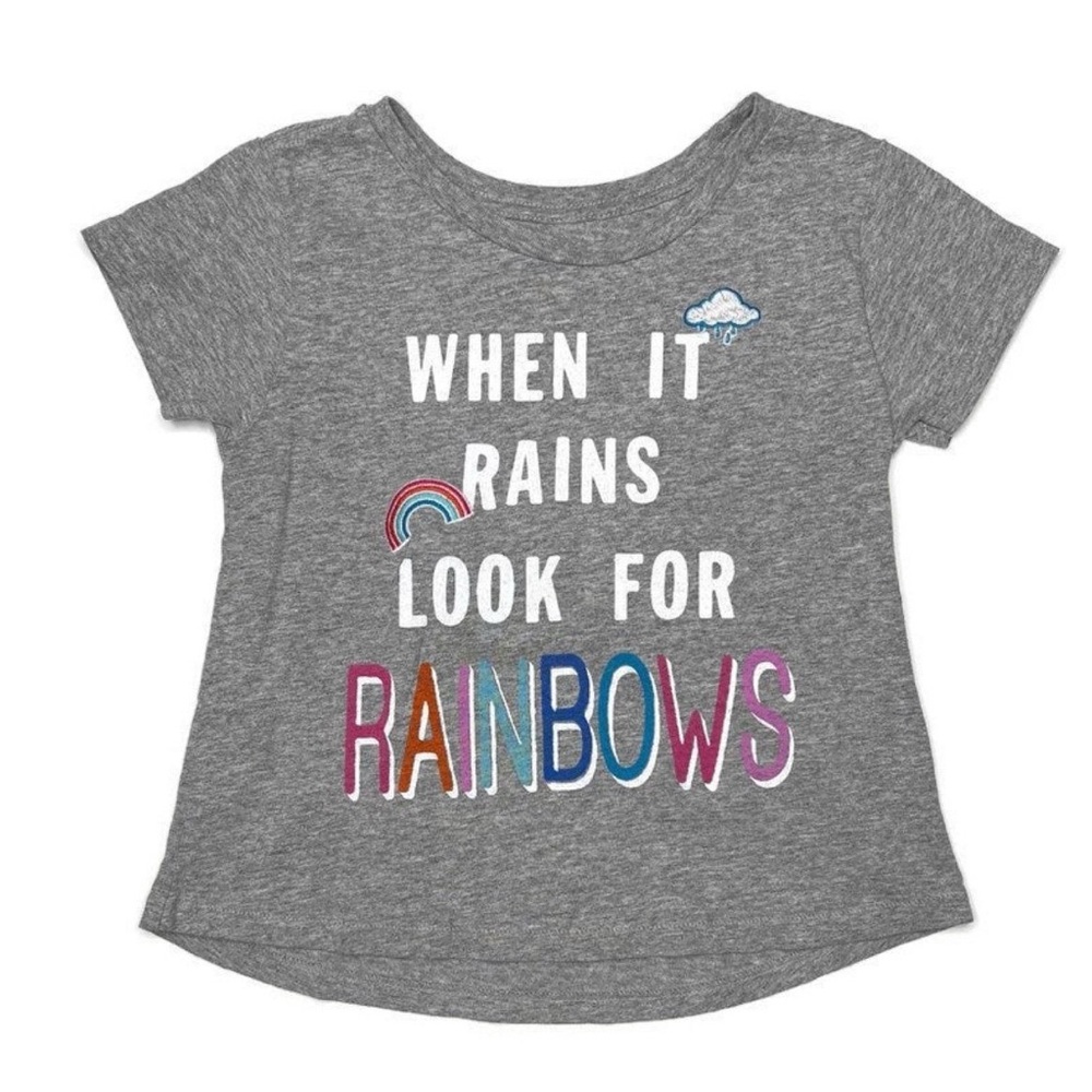 Peek When It Rains Look For Rainbows When It’s Dark Look For Stars Tee